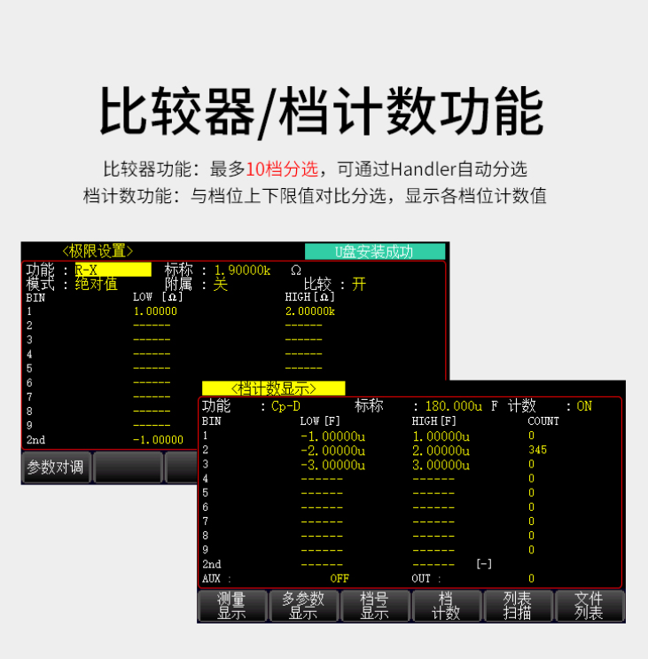 比較器/檔計(jì)數(shù)功能