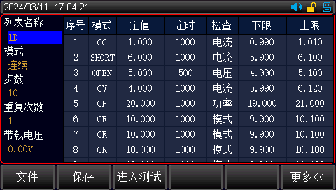 自動列表測試