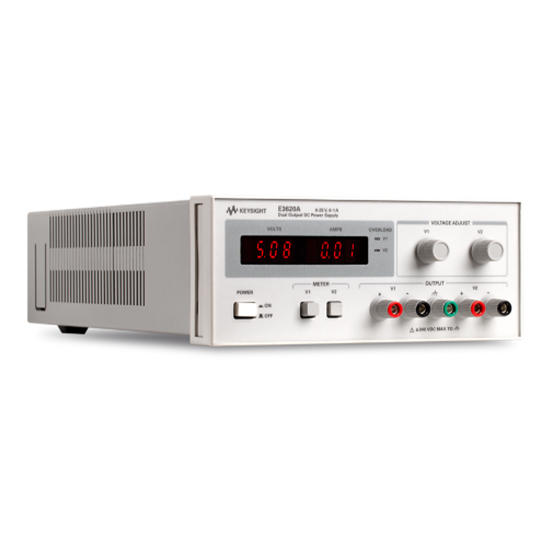 是德科技 E3620A 50W 雙路輸出電源，雙路 25V，1A