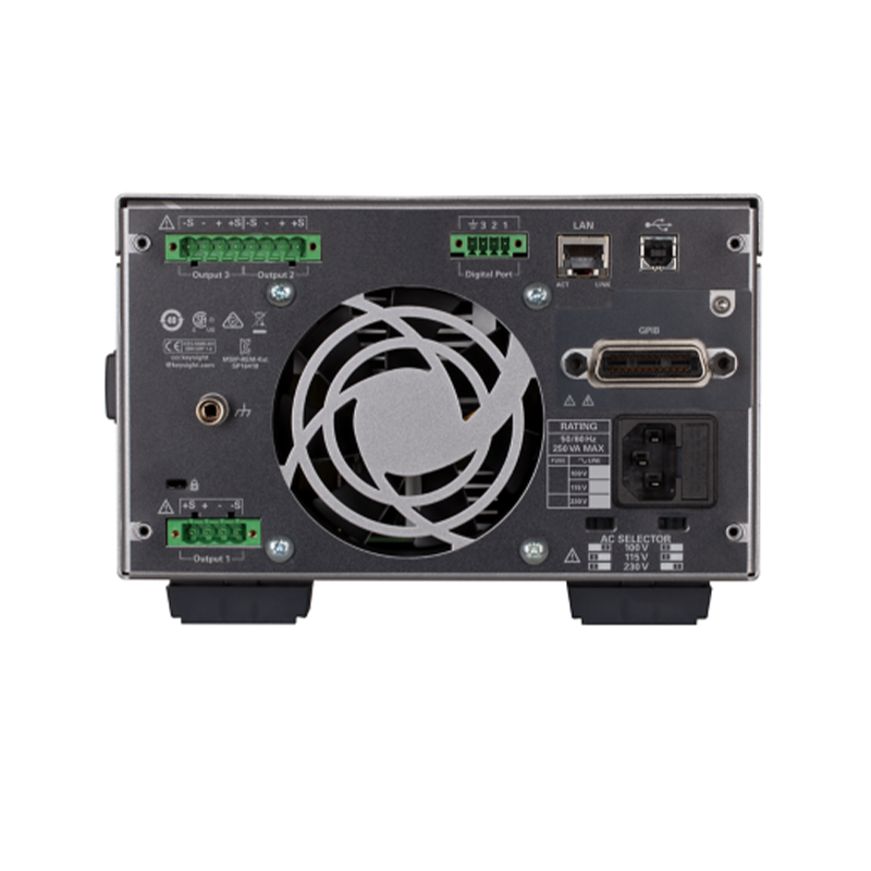 是德科技 E36312A 80W 三路輸出電源，6V，5A 和 2X 25V，1A