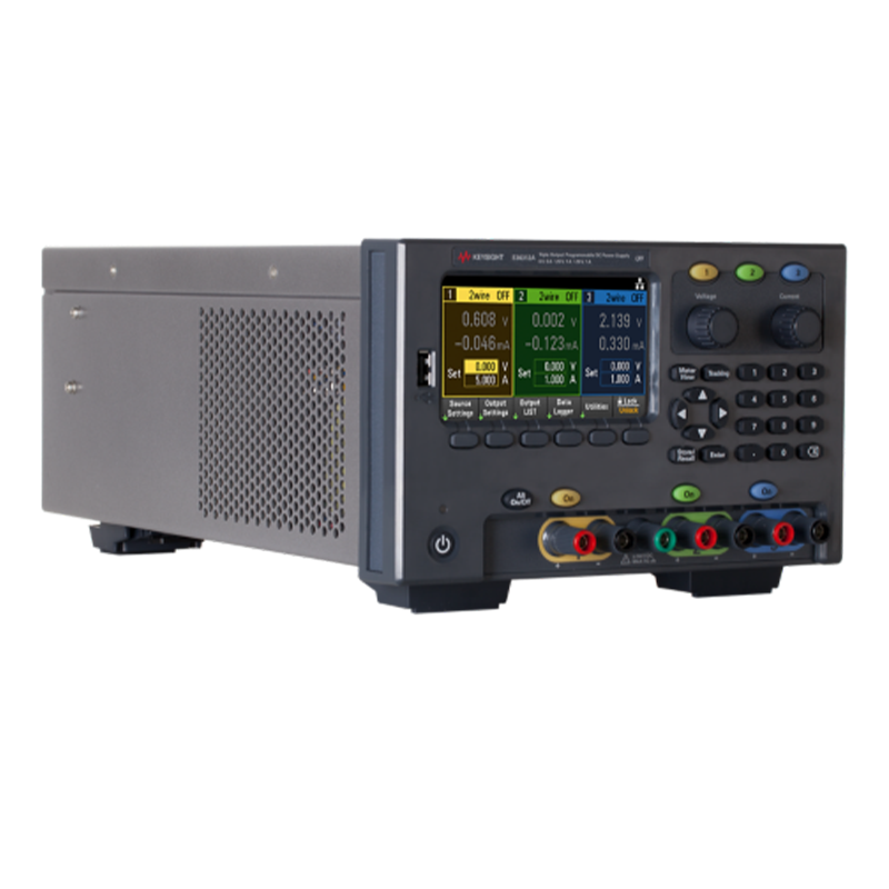 是德科技 E36312A 80W 三路輸出電源，6V，5A 和 2X 25V，1A