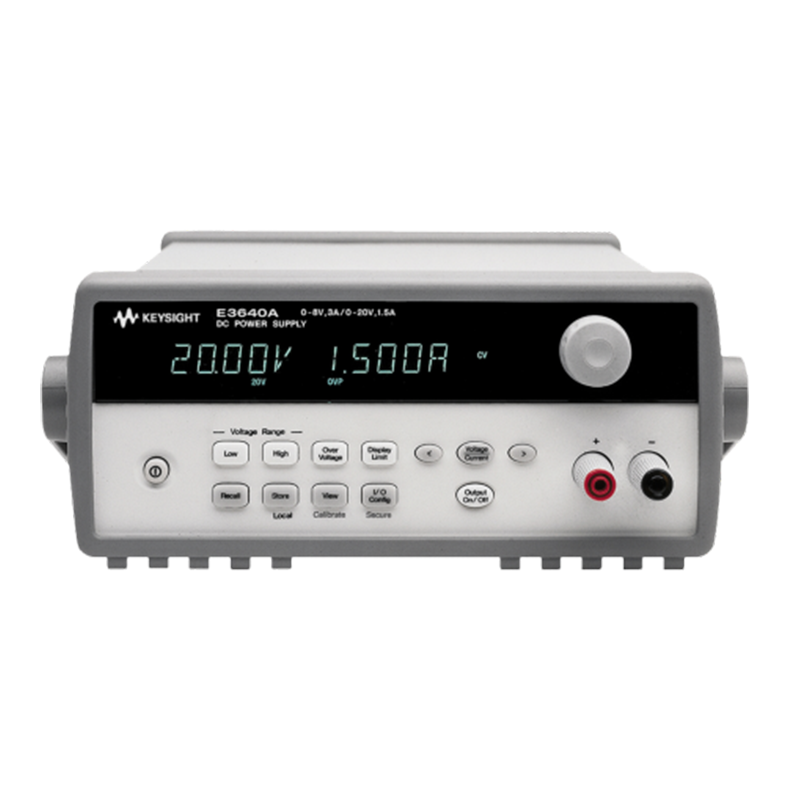 是德科技 E3642A 50W 電源，8V，5A 或 20V，2.5A