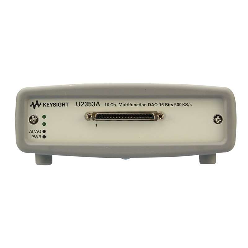 是德科技 U2353A 16 通道 500 kSa/s USB 模塊化多功能數(shù)據(jù)采集設(shè)備