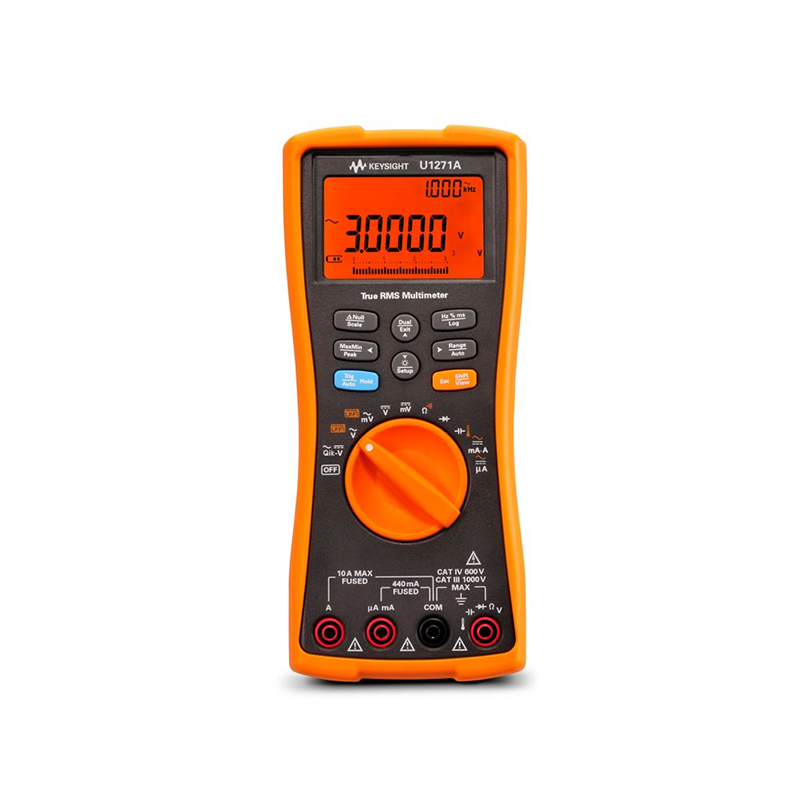 是德科技 U1271A 手持式數(shù)字萬(wàn)用表，4 ? 位，IP54