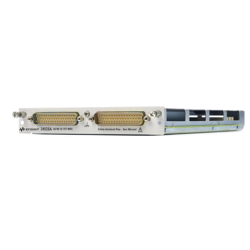 是德科技 34925A 用于34980A的40/80路光隔離FET多路復用器