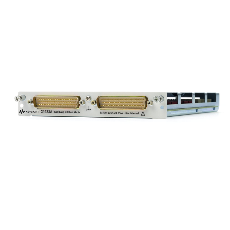 是德科技 34933A 適用于 34980A 的雙/四 4x8 舌簧式矩陣