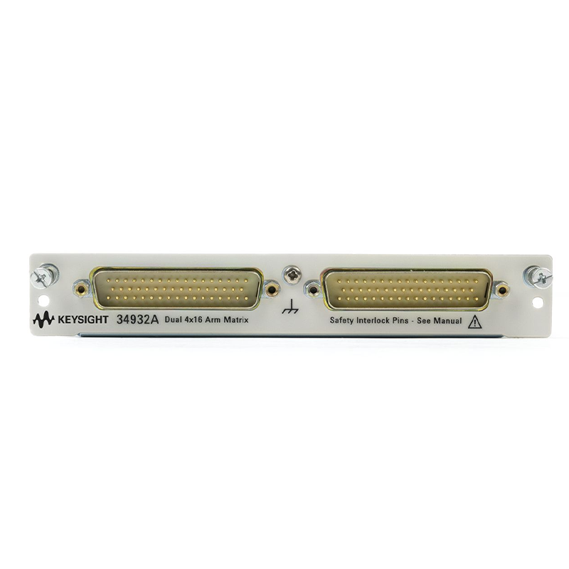 是德科技 34932A 適用于 34980A 的雙 4x16 電樞矩陣