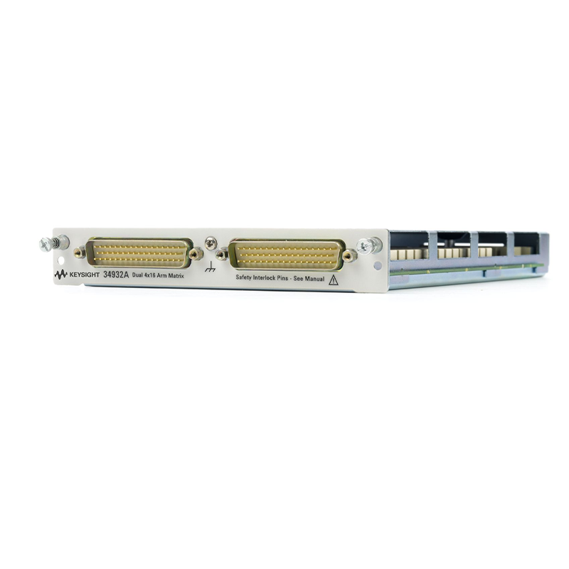 是德科技 34932A 適用于 34980A 的雙 4x16 電樞矩陣