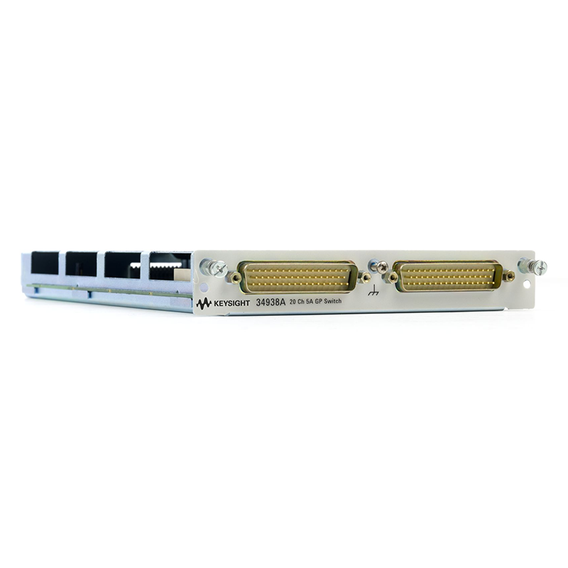 是德科技 34938A 適用于 34980A 的 20 通道 5A A 型開關(guān)