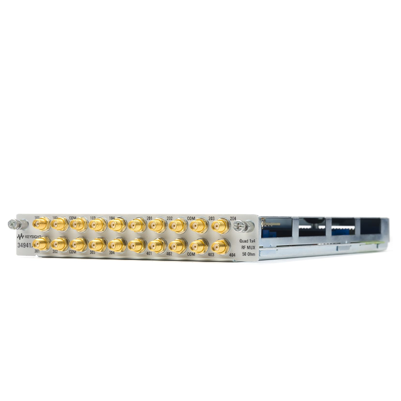 是德科技 34941A 用于34980A的四1x4 50歐姆 3 GHz 多路復(fù)用器模塊